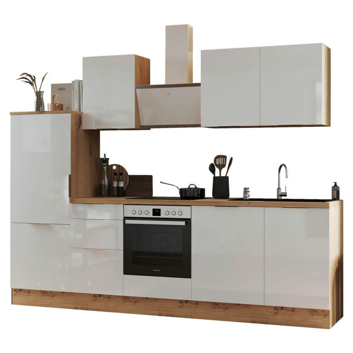 Bild 1 von Respekta Küchenblock Elisabeth Eiche Artisan Nachbildung B/H/T: ca. 280x225x60 cm