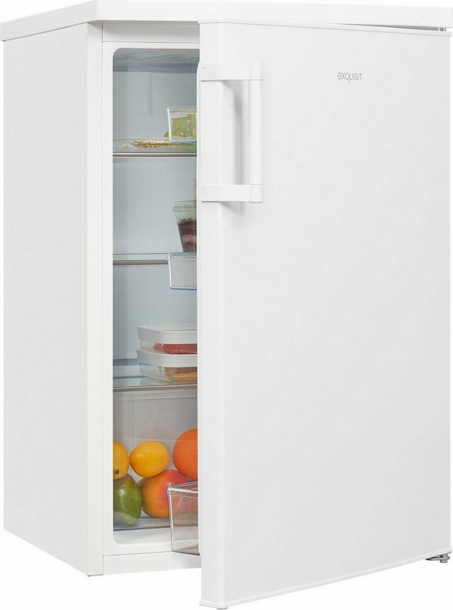 Bild 1 von exquisit Vollraumkühlschrank KS16-V-H-010E weiss, 85 cm hoch, 56 cm breit