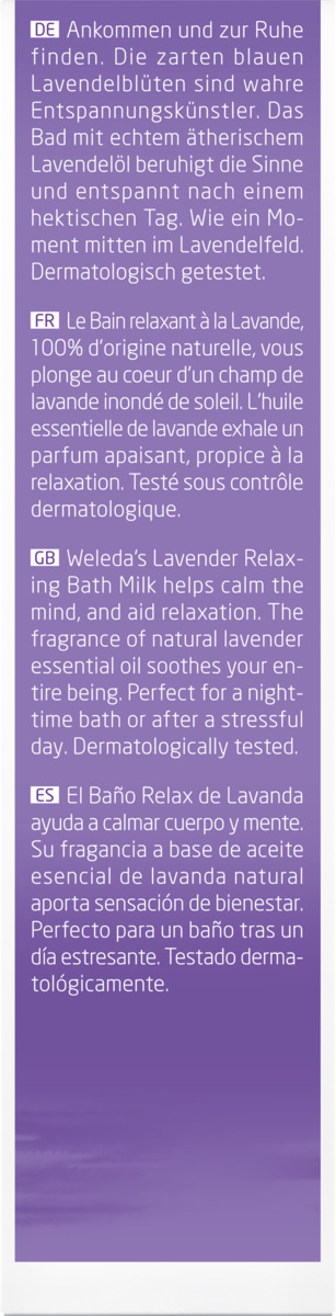 Bild 2 von Weleda Lavendel Entspannungsbad