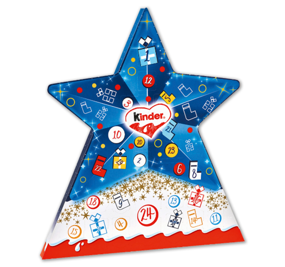Bild 1 von FERRERO Kinder Stern-Adventskalender*