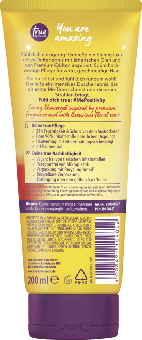 Bild 2 von true by tetesept Aroma Dusche You are amazing