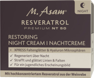 M. Asam Resveratrol Premium NT50 Restoring Nachtcreme