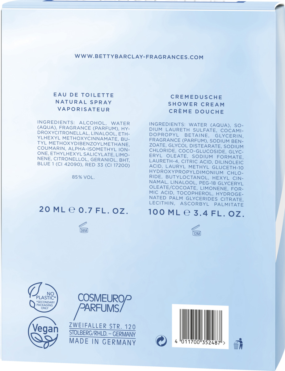 Bild 2 von Betty Barclay Woman No.2 Eau de Toilette + Shower Gel Geschenkset