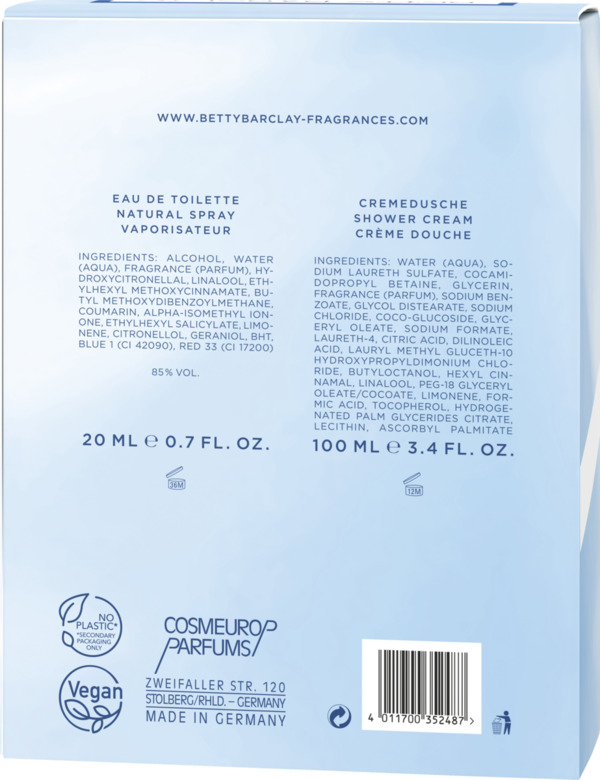Bild 2 von Betty Barclay Woman No.2 Eau de Toilette + Shower Gel Geschenkset