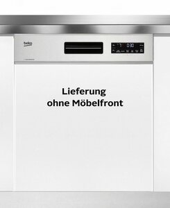 BEKO teilintegrierbarer Geschirrspüler, DSN28O40X, 14 Maßgedecke