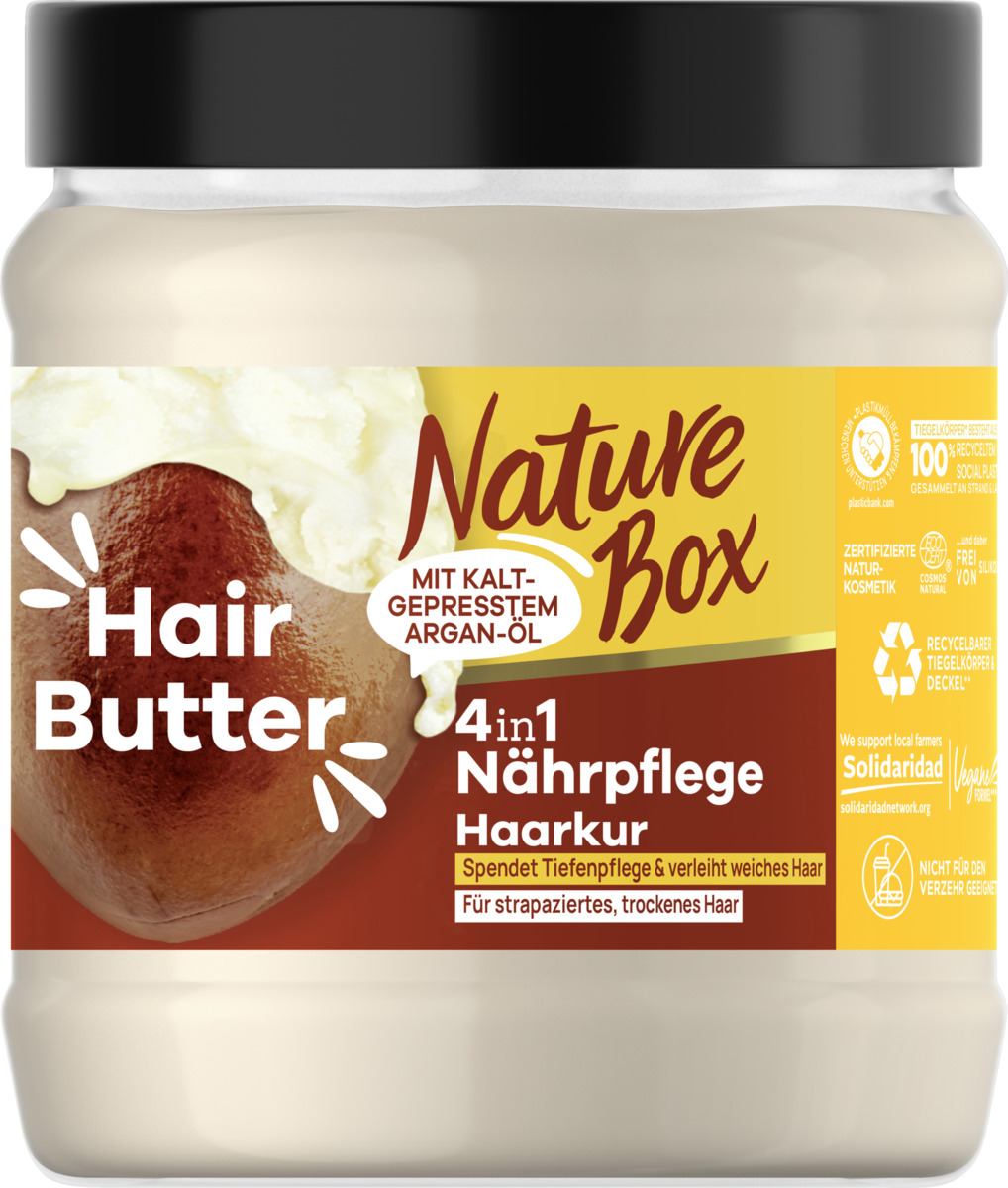 Nature Box Hair Butter 4-in-1 Haarkur Nährpflege mit Arganöl von ...