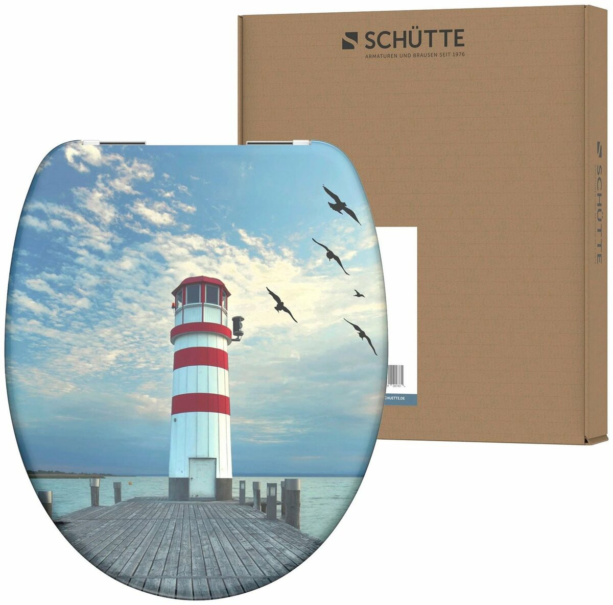 Bild 1 von Schütte WC-Sitz Lighthouse, Duroplast, mit Absenkautomatik