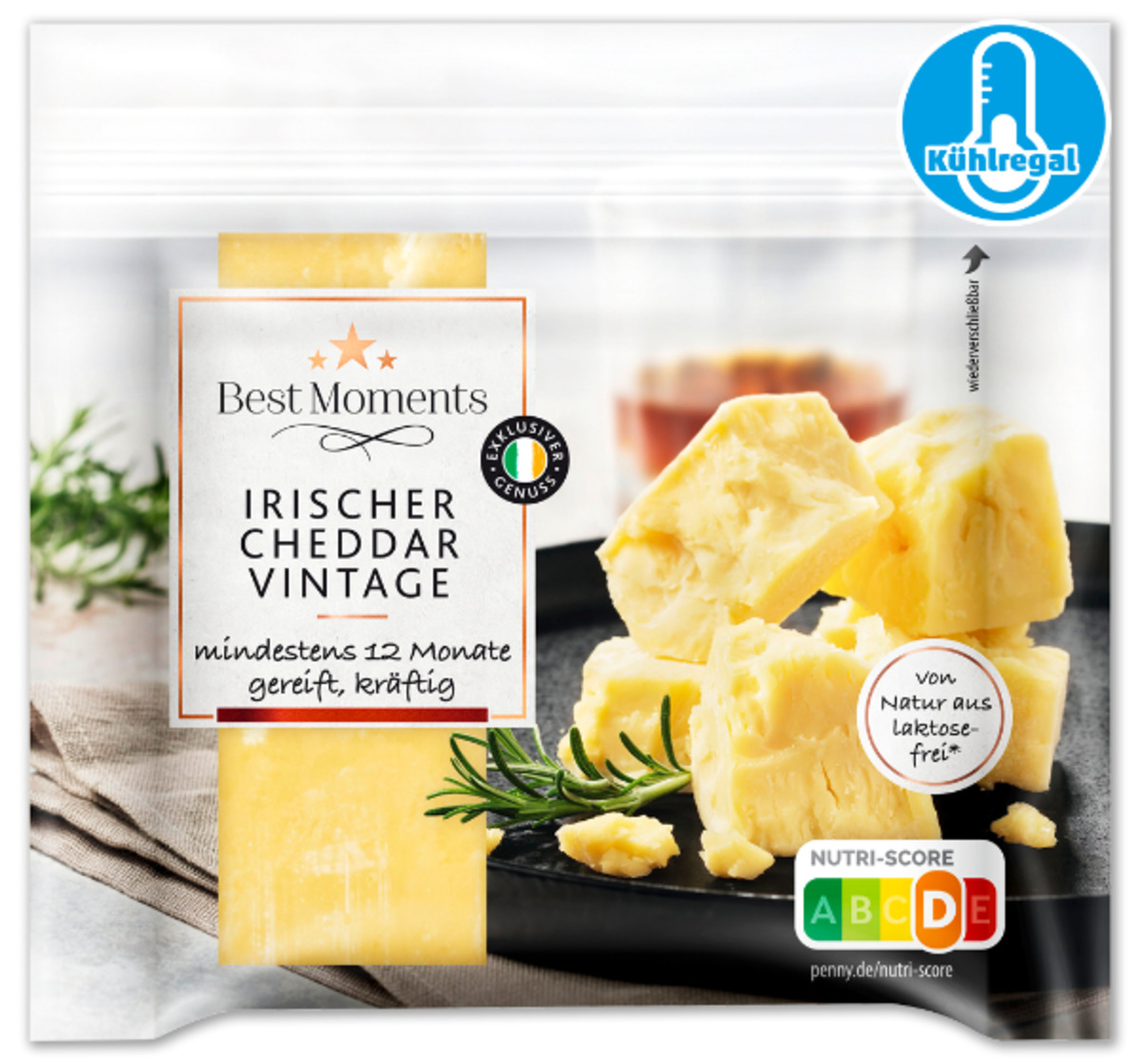 Bild 1 von BEST MOMENTS Irischer Cheddar*