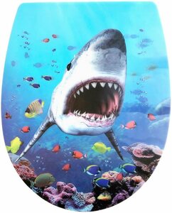 ADOB WC-Sitz 3 D Hai, Absenkautomatik, abnehmbar