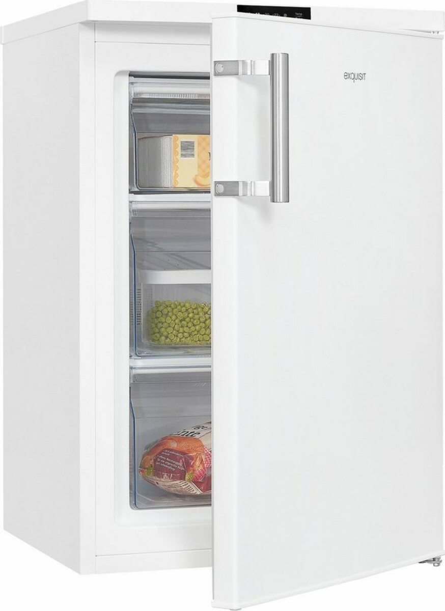 Bild 1 von exquisit Gefrierschrank GS81-HE-010D weiss, 85,0 cm hoch, 56,0 cm breit