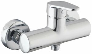 Schütte Duscharmatur Futura Wasserhahn Bad, Mischbatterie Dusche DVGW zertifiziert in Chrom