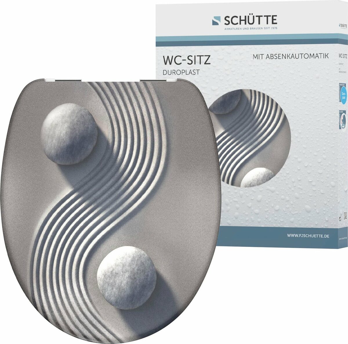 Bild 1 von Schütte WC-Sitz Yin & Yang, Duroplast, mit Absenkautomatik
