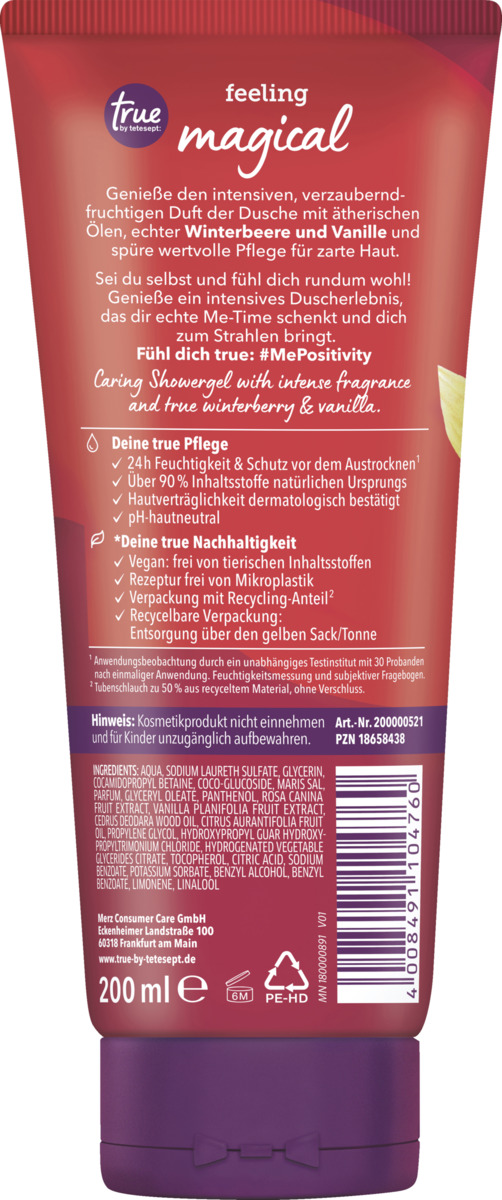 True By Tetesept Aroma Dusche Feeling Magical Von Rossmann Ansehen