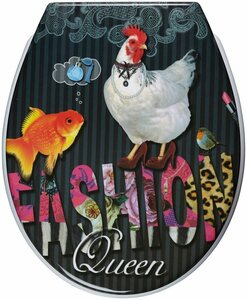 ADOB WC-Sitz Fashion Queen, Absenkautomatik, zur Reinigung abnehmbar