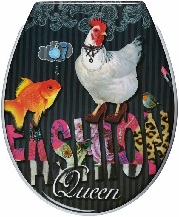 Bild 1 von ADOB WC-Sitz Fashion Queen, Absenkautomatik, zur Reinigung abnehmbar