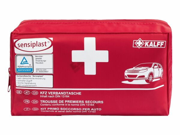 Bild 1 von sensiplast® Kfz-Verbandstasche, 44-teilig, 
         Stück