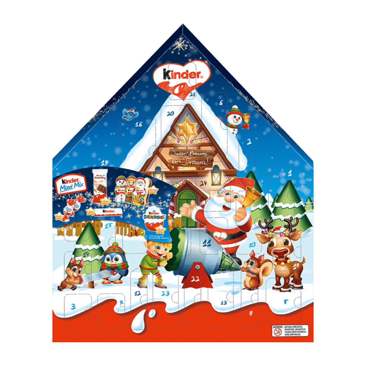 Ferrero Kinder Maxi Mix Adventskalender Von Aldi Nord Ansehen