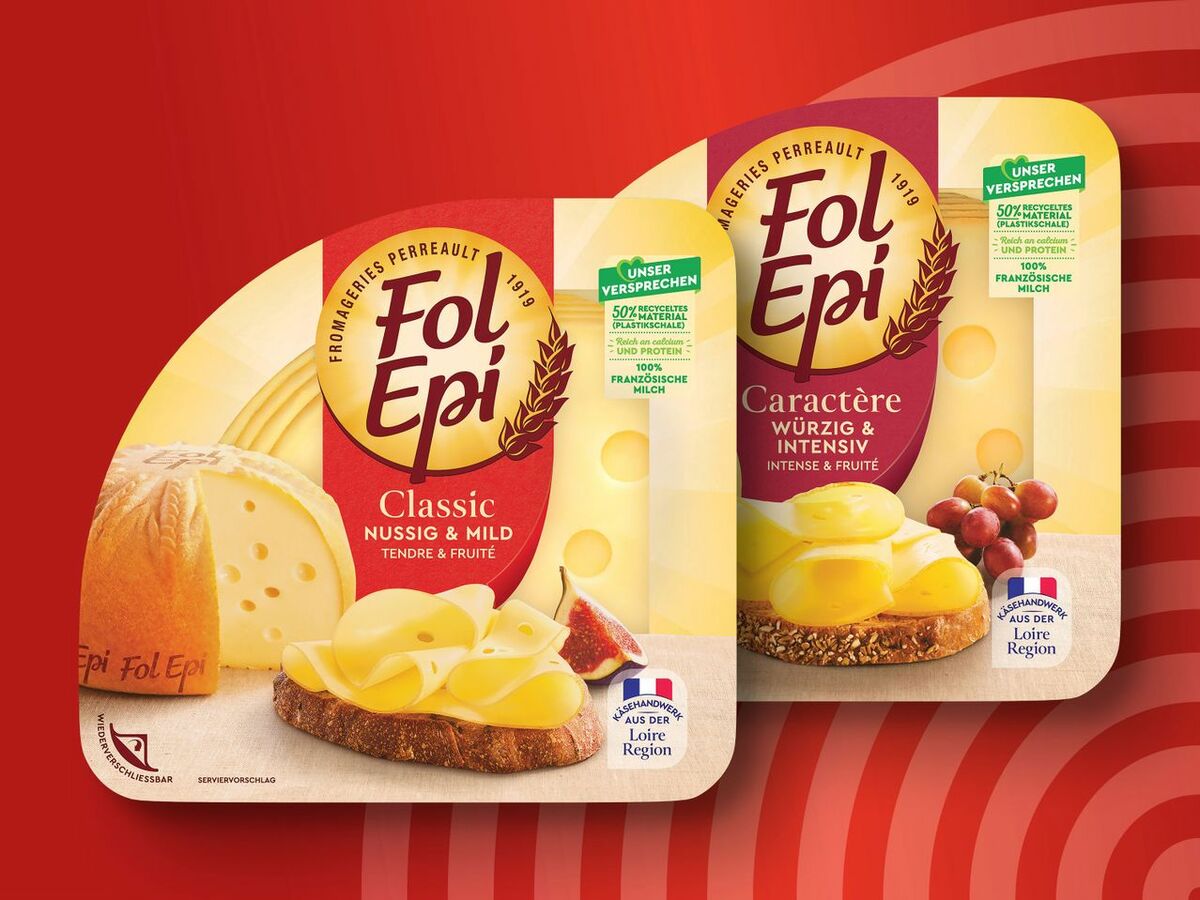 Bild 1 von Fol Epi Käsescheiben, 
         150/130/100/110 g