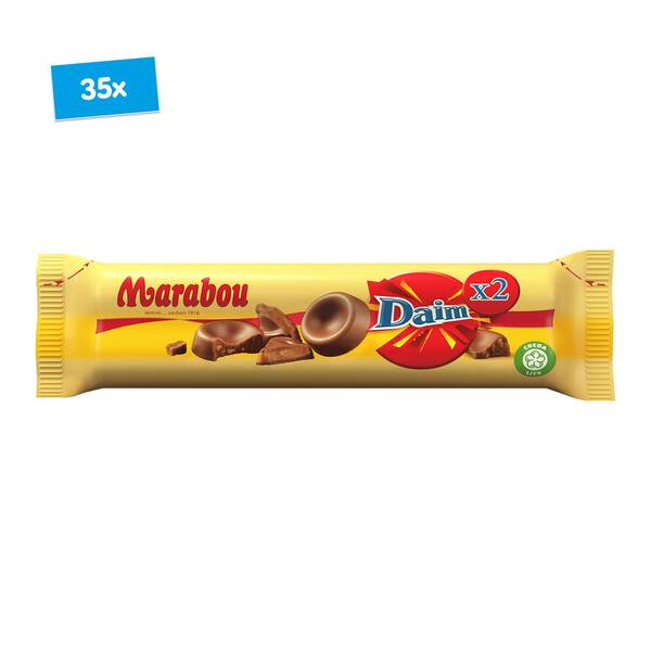 Bild 1 von Marabou Doppelrolle Schokolade Daim 134 g, 35er Pack