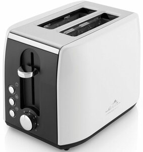 eta Toaster ELA ETA106690030, 2 kurze Schlitze, für 2 Scheiben, 900 W, weiß, 7 Bräunungsstufen