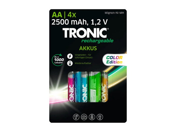 Bild 2 von TRONIC® 4 Akkus, 
         4 Stück