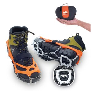 VERIGA Mount Track -Schuhkrallen Eiskrallen -Steigeisen Schuhketten Spikes 33-48 Größe: XL (45-48)