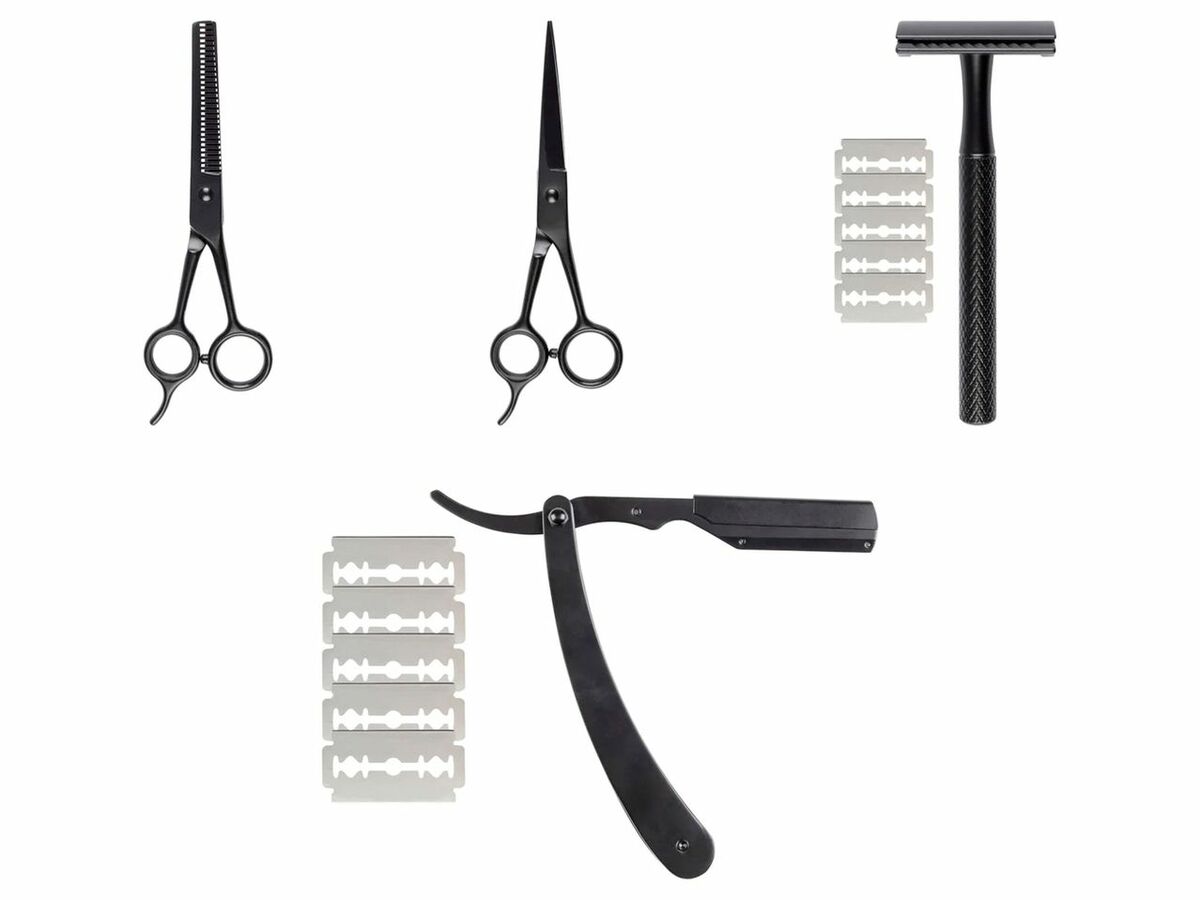 Bild 1 von Haar-/Effilierschere/Rasiermesser/-hobel, 
         Stück