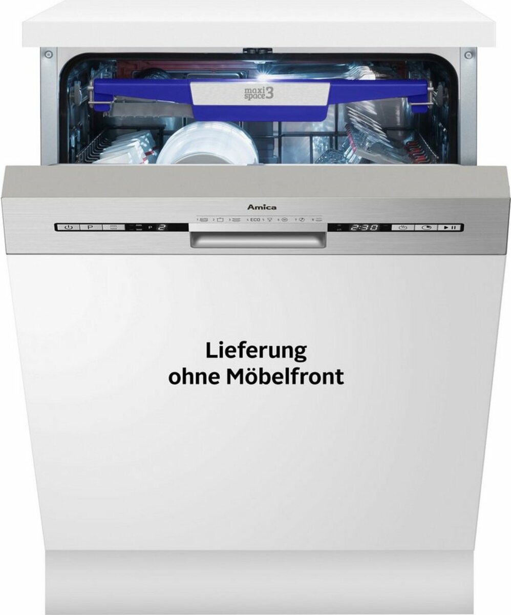 Bild 1 von Amica teilintegrierbarer Geschirrspüler, EGSP 576 910 E, 10 l, 14 Maßgedecke