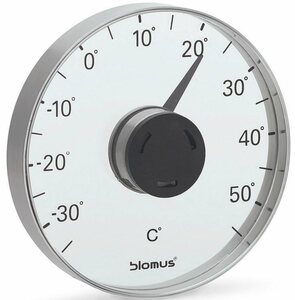 blomus Fensterthermometer Fensterthermometer -GRADO- mit Celsius Skala