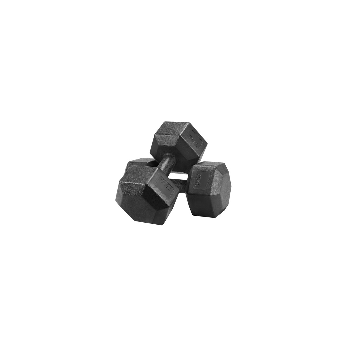 Bild 1 von Yaheetech 2X Kurzhanteln 7,5 Kg Hanteln Set Hexagon Gymnastikhanteln Krafttraining Fitness zu Hause Gewichte Training, Schwarz