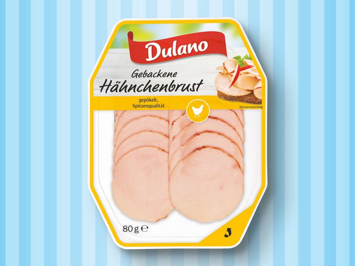 Bild 1 von Dulano Gebackene Hähnchenbrust, 
         80 g