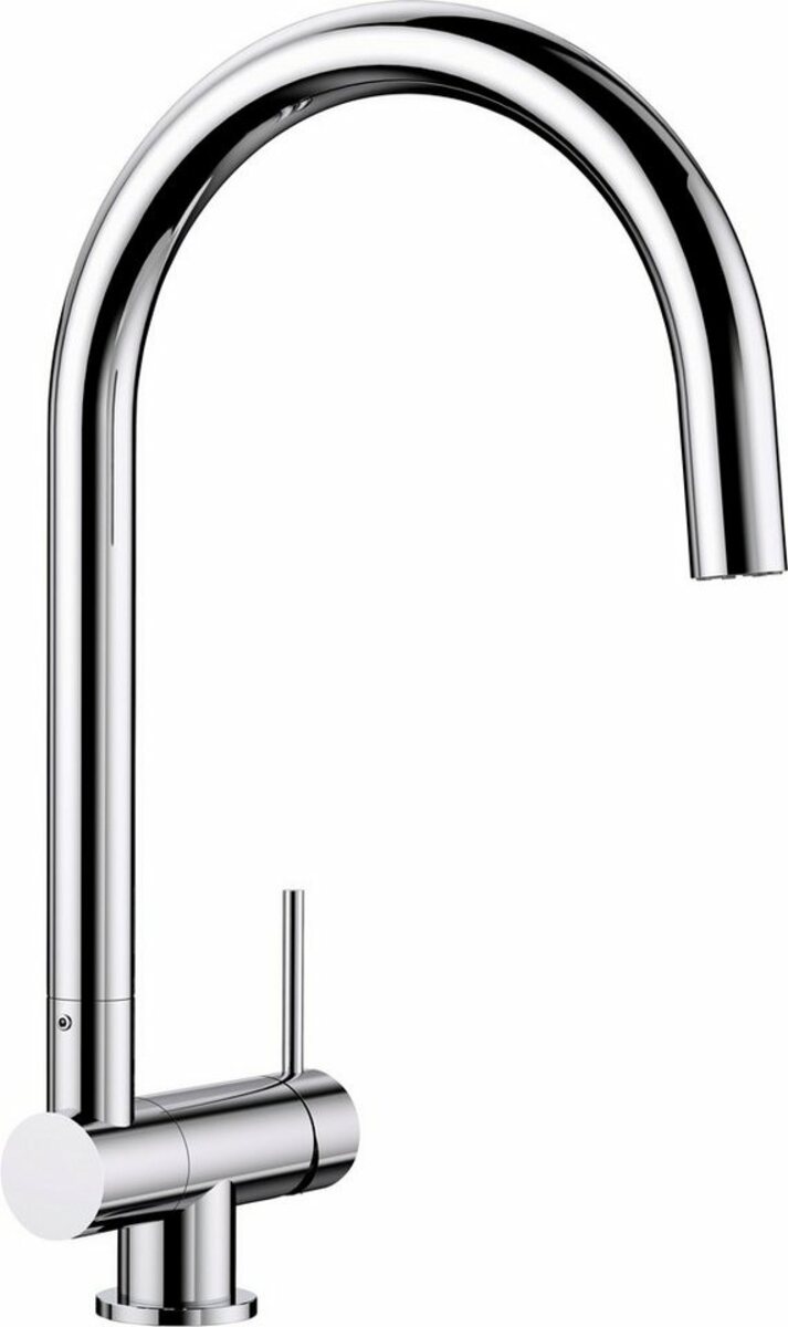 Bild 1 von Blanco Küchenarmatur CORESSA-F Hebel rechts Hochdruck, klappbare Vorfensterarmatur