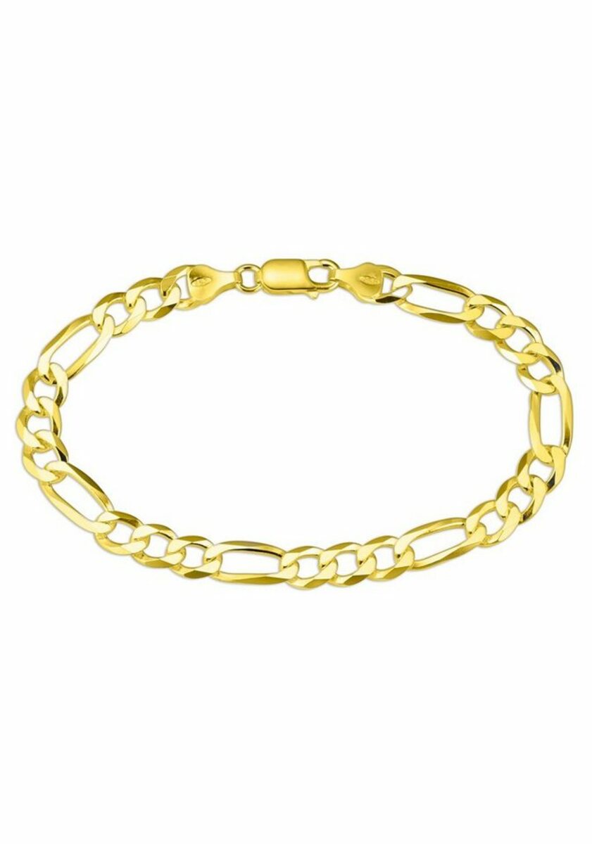 Bild 1 von Bruno Banani Gliederarmband Schmuck Geschenk, Armkette Figarokette breit Gold