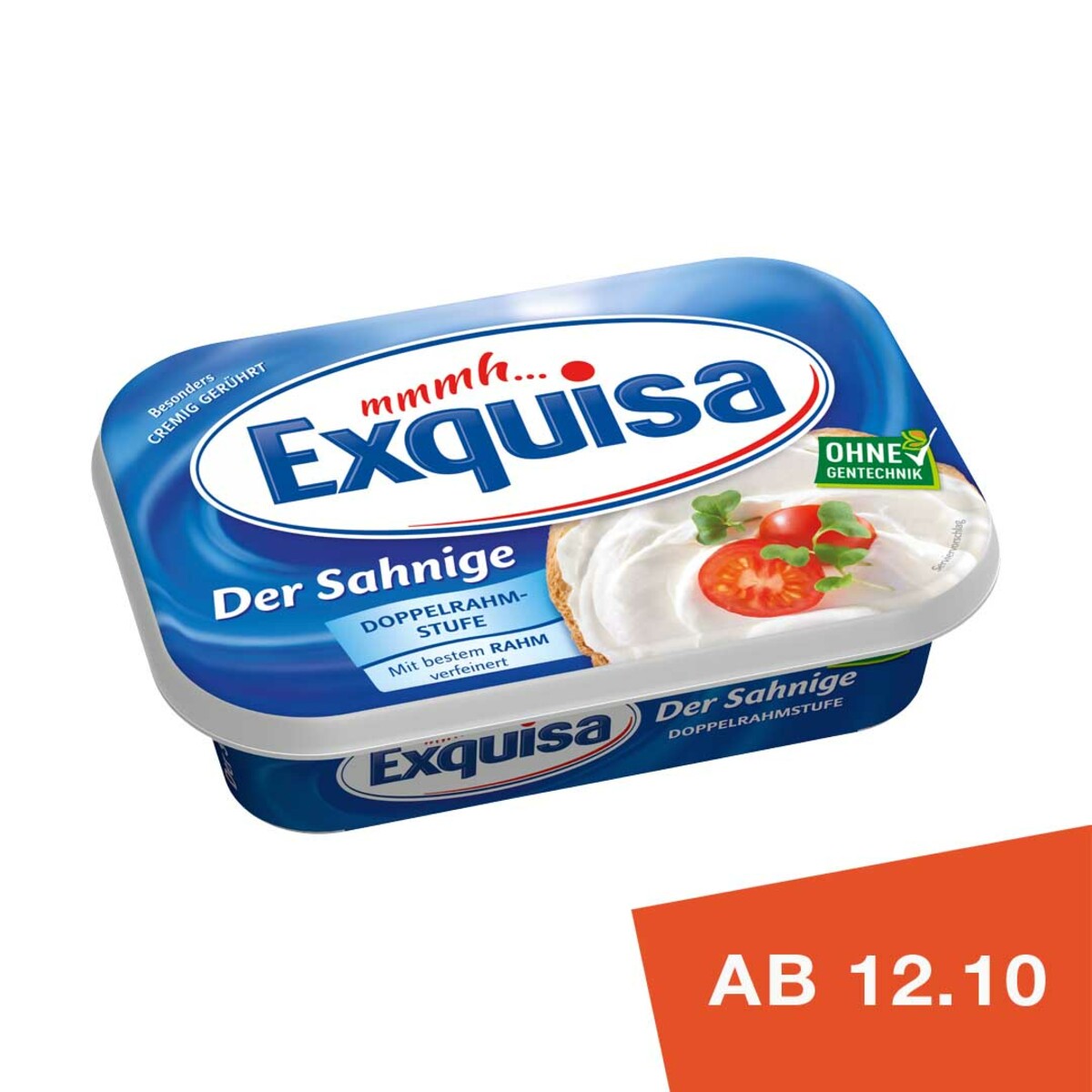 Bild 1 von EXQUISA FRISCHKÄSE Frischkäsezubereitung, versch. Sorten,  0,2 – 70 % Fett,  je 200-g-Pckg.