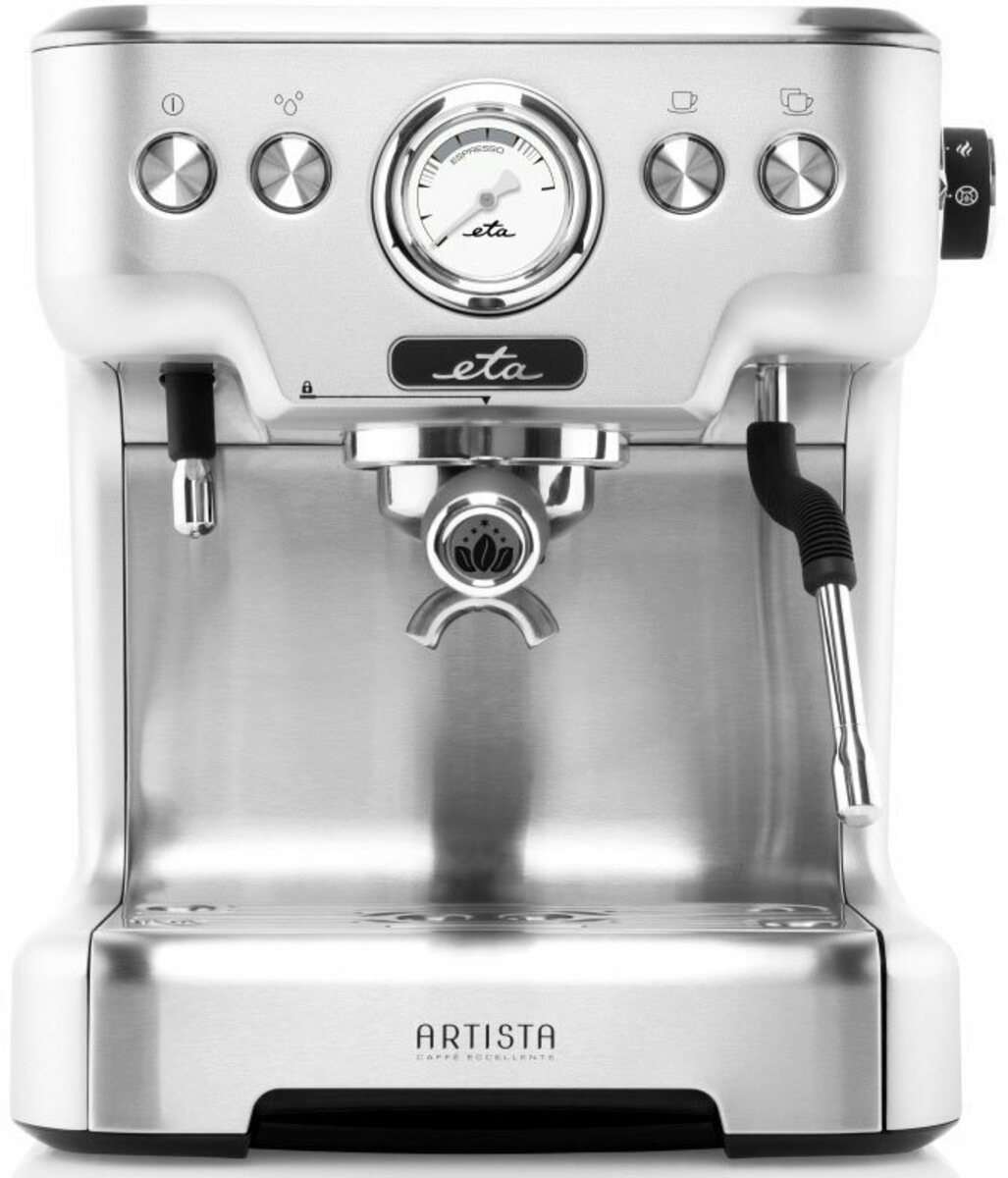 Bild 1 von eta Siebträgermaschine Artista ETA418190000, mit Milchaufschäumer, 20 Bar in Ganzmetallausführung