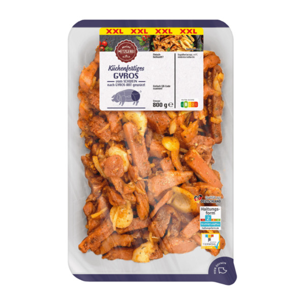Hähnchen-Geschnetzeltes „nach Gyros Art", ASP