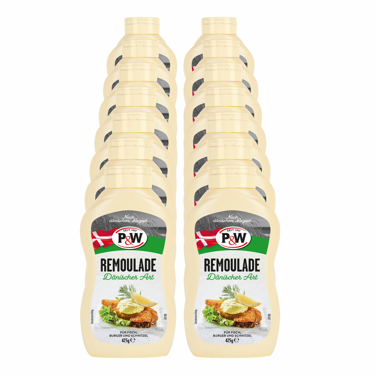 Bild 1 von P&W Remoulade nach dänischer Art 425 g, 14er Pack