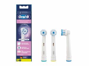 ORAL-B 3 Oral-B® Sensitive Clean-Zahnbürstenköpfe, 
         3 Stück