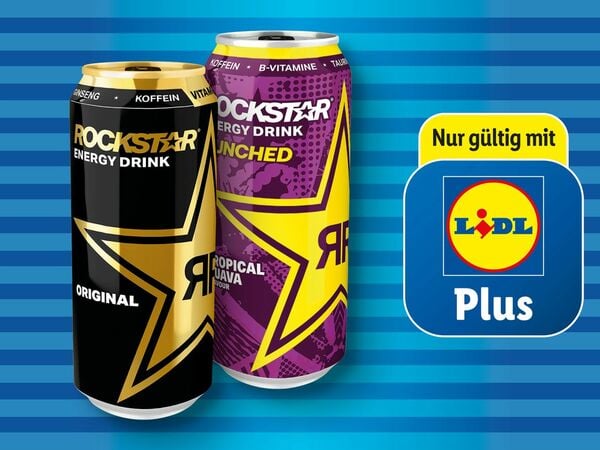 Bild 1 von Rockstar Energy Drink, 
         0,5 l zzgl. -.25 Pfand