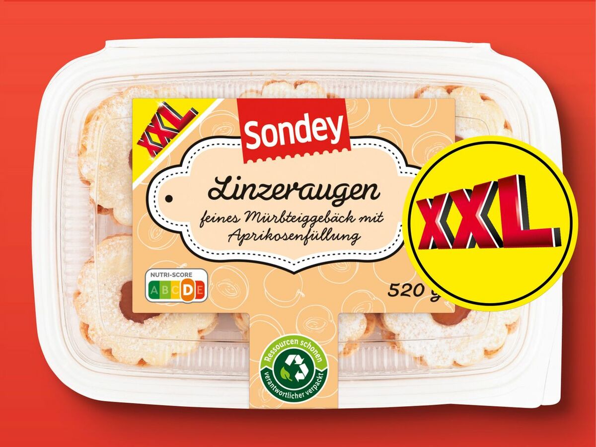 Bild 1 von Sondey Linzeraugen XXL, 
         520 g