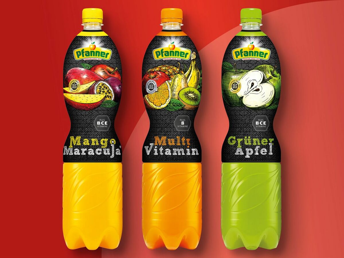 Bild 1 von Pfanner Fruchtsaftgetränke, 
         1,5 l zzgl. -.25 Pfand