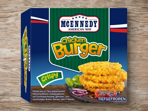 Bild 1 von McEnnedy Crispy Chicken Burger, 
         500 g