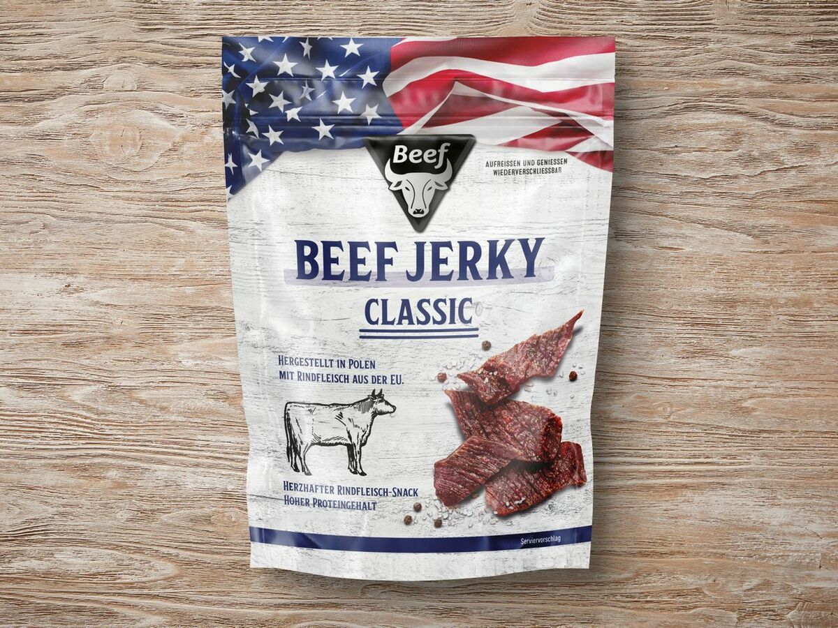 Beef Jerky, 40 g von Lidl ansehen!