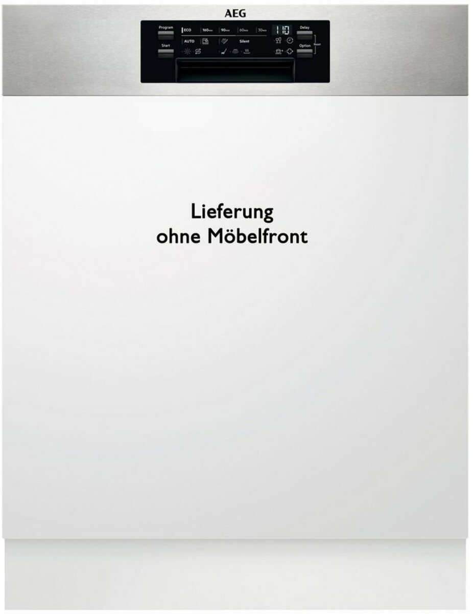 Bild 1 von AEG teilintegrierbarer Geschirrspüler, FEE7471AP, 15 Maßgedecke, XXL-Geschirrspüler