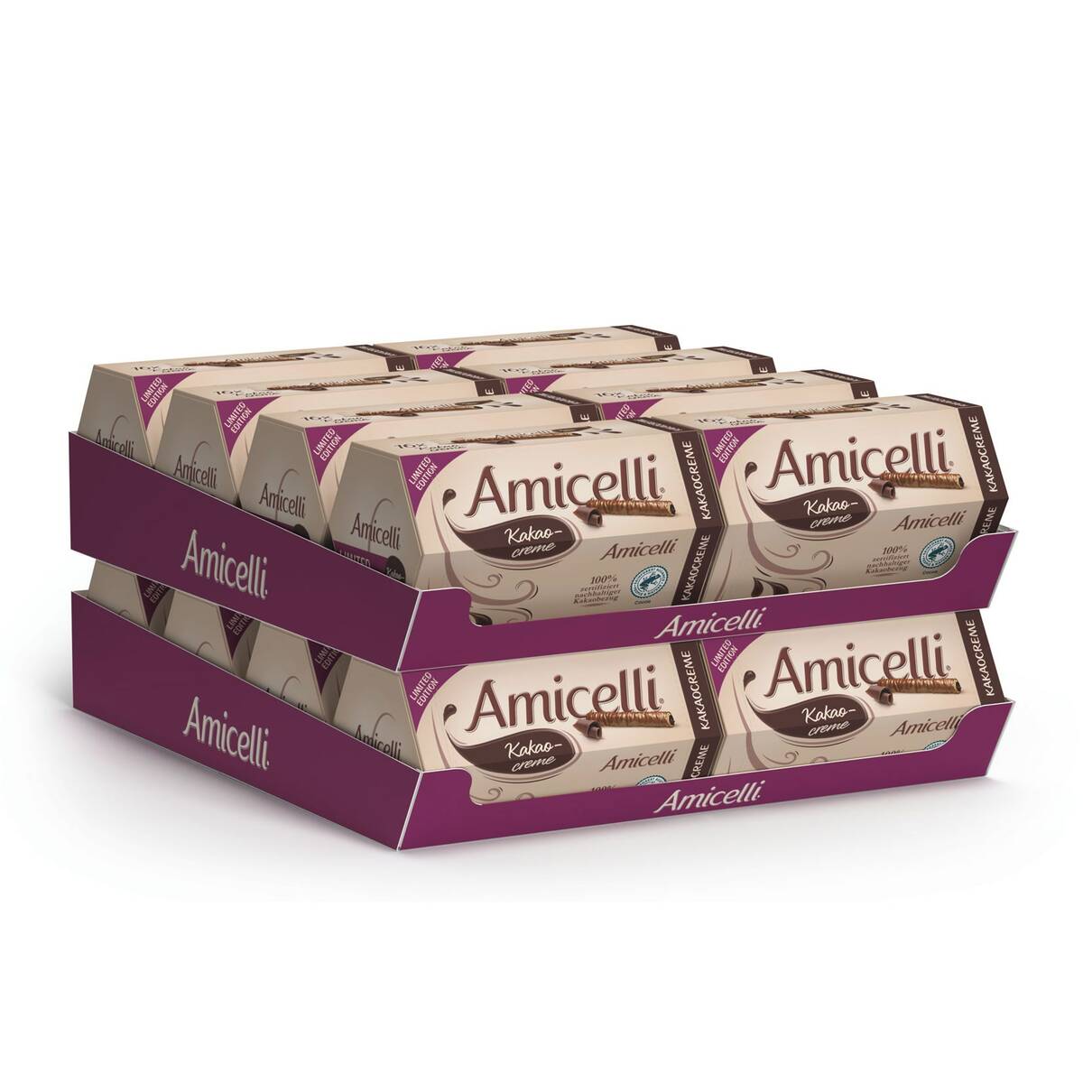 Bild 1 von Amicelli Kakaocreme 200 g, 16er Pack