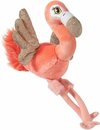 Bild 1 von Heunec® Kuscheltier Wings, Flamingo, sitzend, mit goldenen Glitzerflügeln