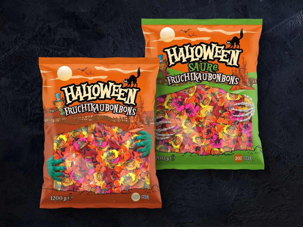 Bild 1 von Halloween Fruchtkaubonbons, 
         1,2 kg