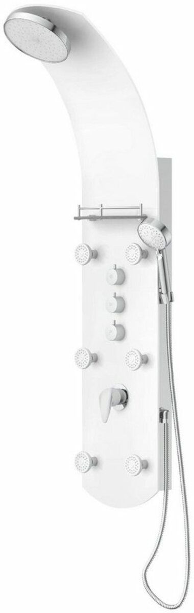 Bild 1 von Eisl Duschsäule KARIBIK, Höhe 140 cm, 6 Massagedüsen, Wellness Duschsystem mit Armatur und Regendusche