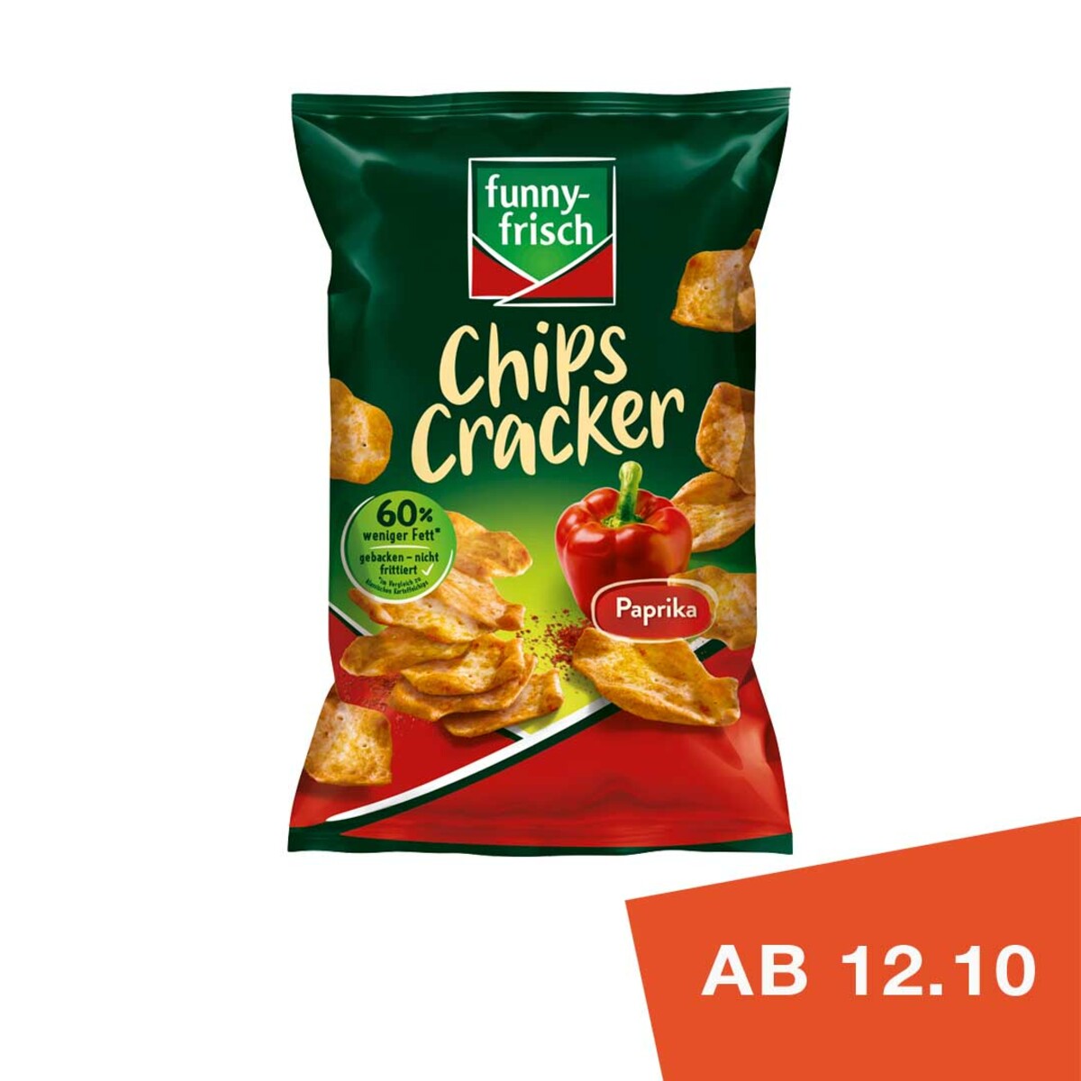 FUNNYFRISCH CHIPS CRACKER versch. Sorten, je 90gBtl. oder JUMPYS
