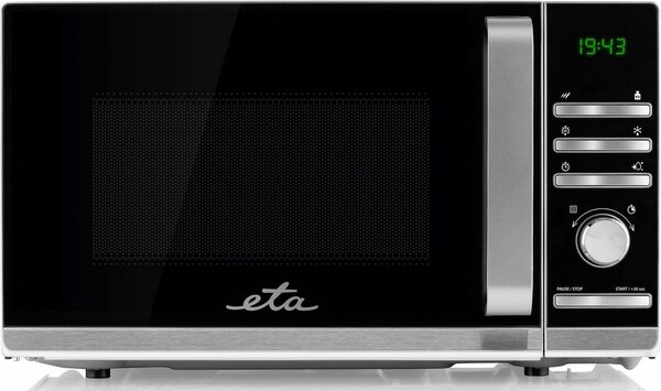 Bild 1 von eta Mikrowelle Galeto ETA121090000, Mikrowelle, 20 l, silber, mit 3 Auftaufunktionen und 700 Watt